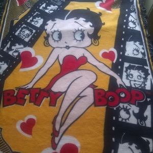 Vintage Betty Boop Throw Blanket 48"x35"